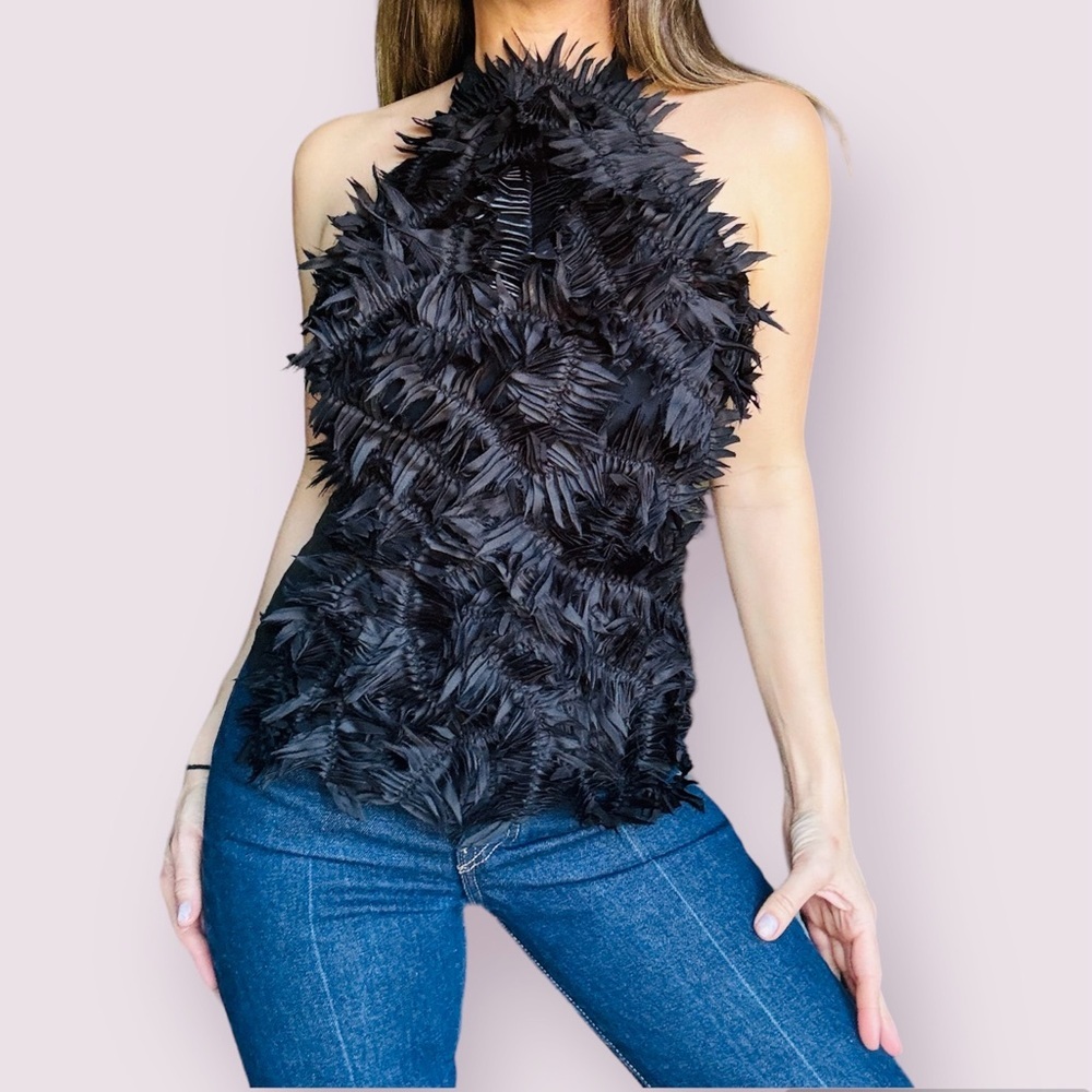 MARIE SAINT PIERRE HALTER TOP - Picture 3 of 9